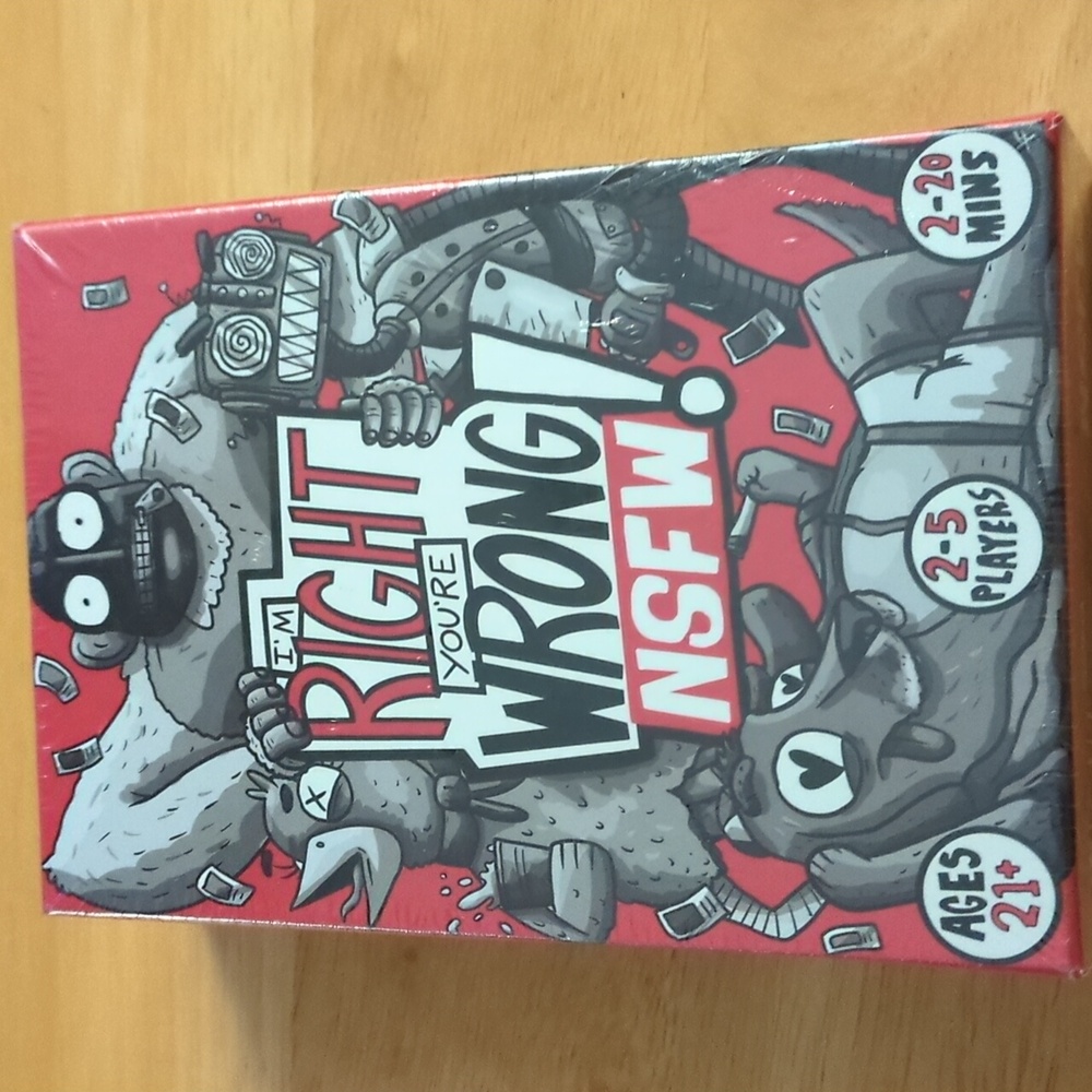 I'm Right You're Wrong NSFW Adults only Card Game